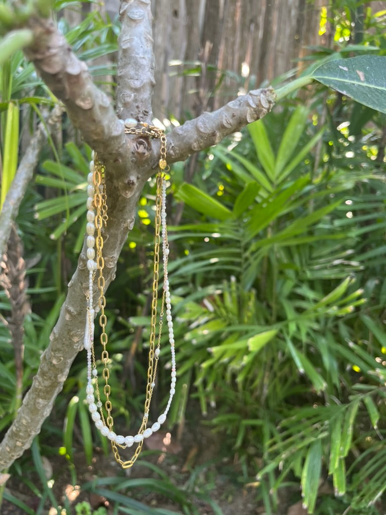 Opal Pearl necklace