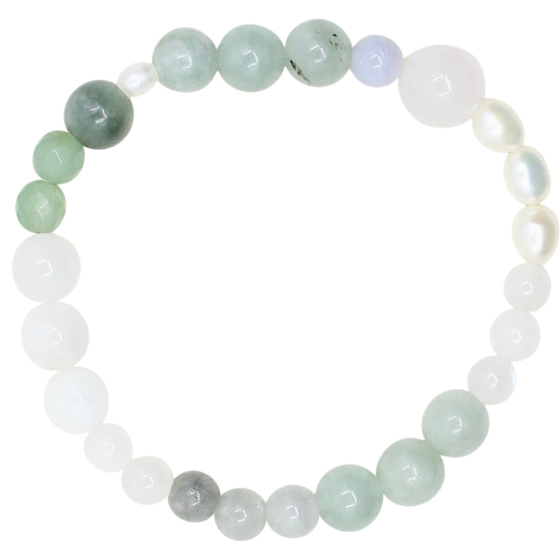 Green pastel gems