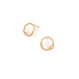pearl and sparkle stud