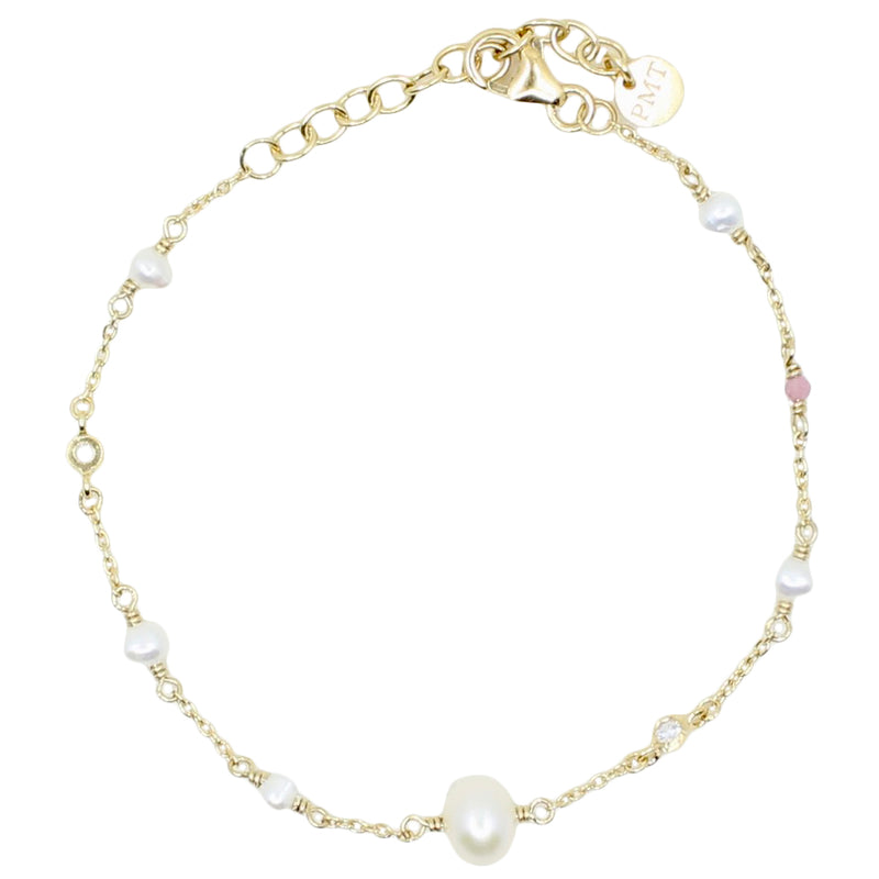 Simple sparkle with big pearl and sparkle