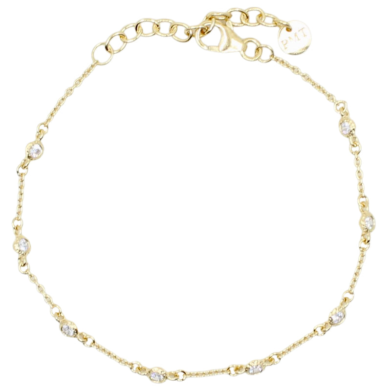 Simple sparkle white zirkons