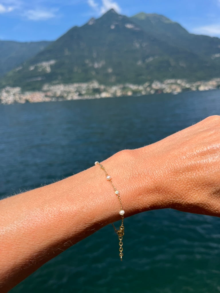 Simple sparkle white zirkons